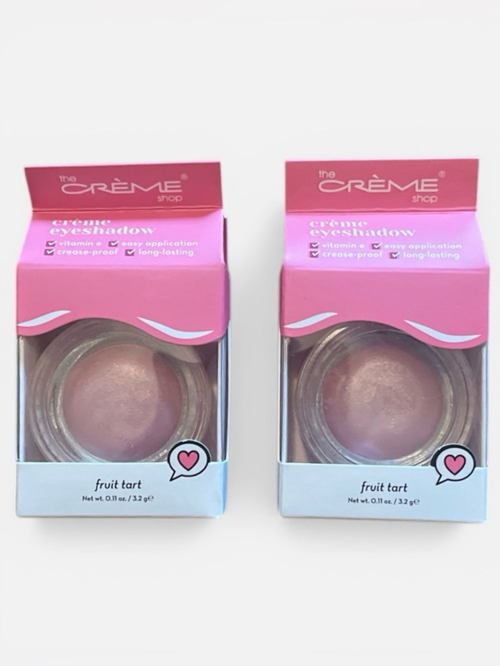 The Crème Shop Crème Eyeshadow in Fruit Tart (Set of 2) 🎀